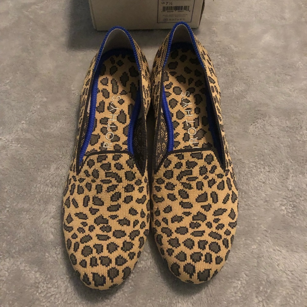Rothy’s Cheetah Print Loafers - Size 7.5